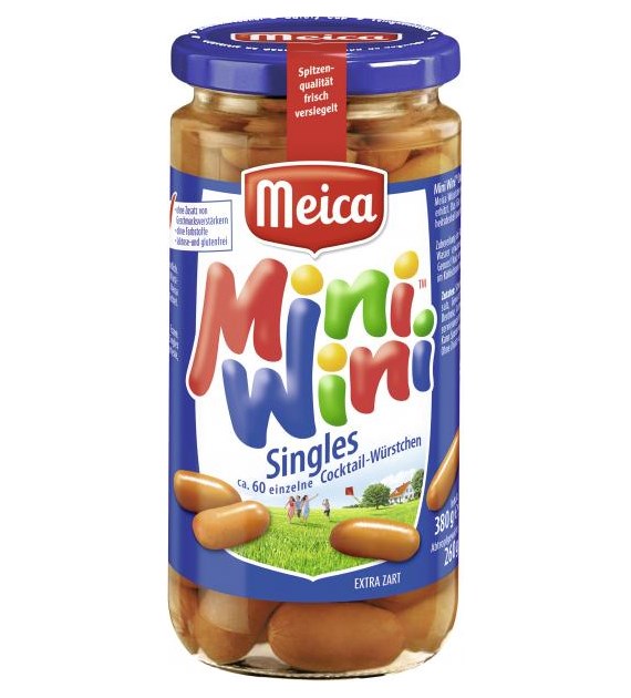 Meica Mini Wini Singles Parówki 260g/380g