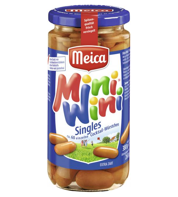 Meica Mini Wini Singles Parówki 260g/380g