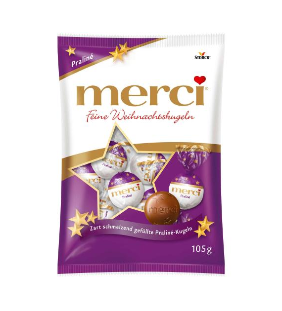 Merci Weihnachtskugeln Zart Praline 105g