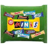 Minis Mix Batonów 20szt 400g