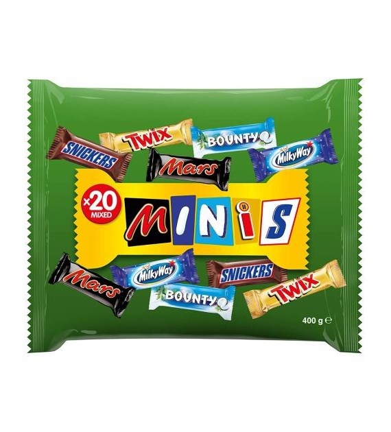 Minis Mix Batonów 20szt 400g