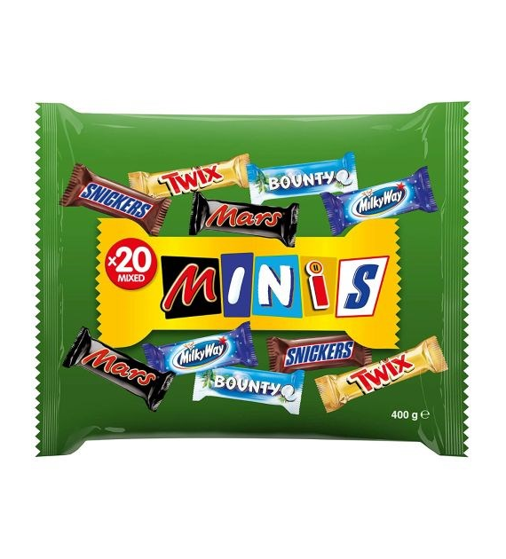 Minis Mix Batonów 20szt 400g