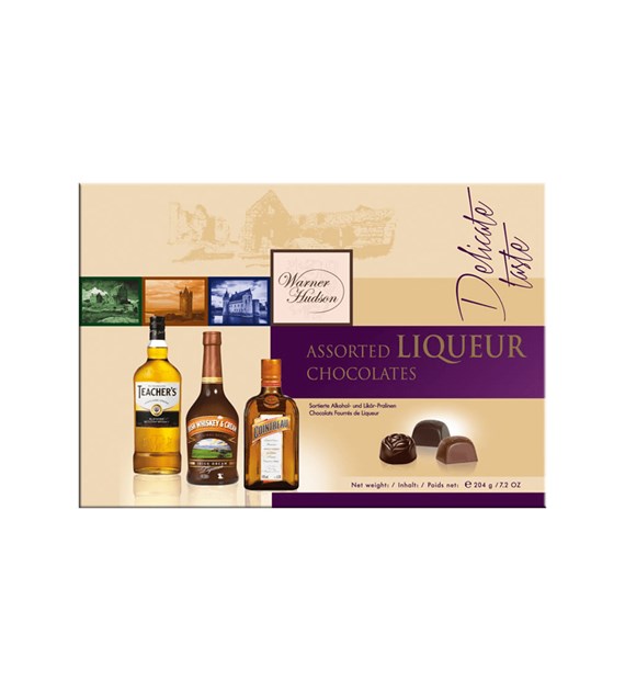 Warner Hudson Assorted Liqueur Chocolates 204g