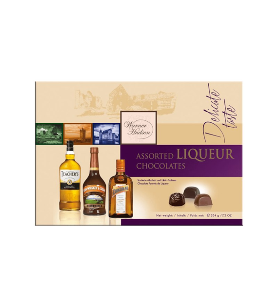 Warner Hudson Assorted Liqueur Chocolates 204g