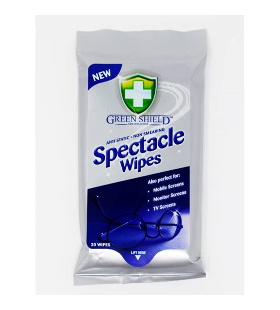Green Shield Spectacle Wipes Okulary 20szt