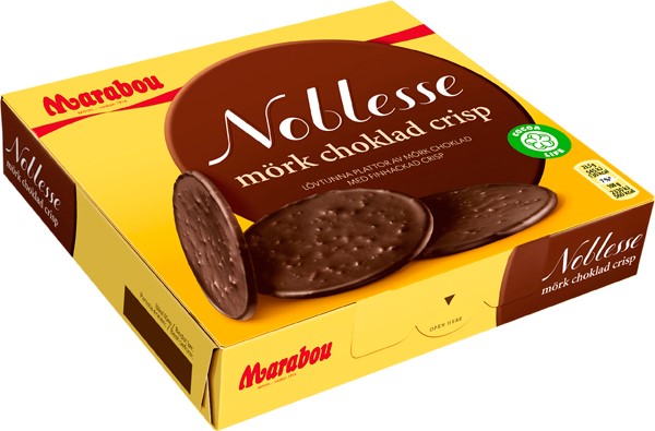 Marabou Noblesse Mork Choklad Crisp Ciastka 150g