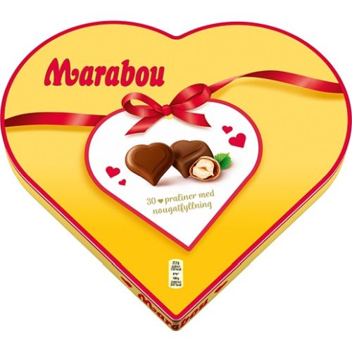 Marabou Serce Praliny 30szt 165g