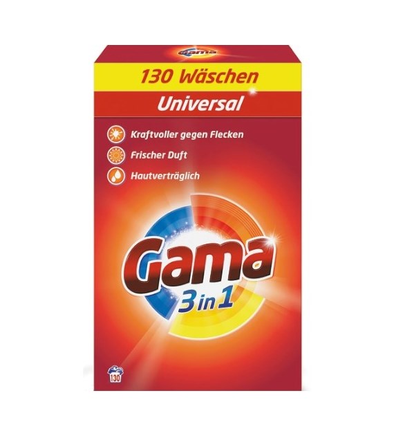 Gama 3in1 Universal Proszek 130p 7,8kg