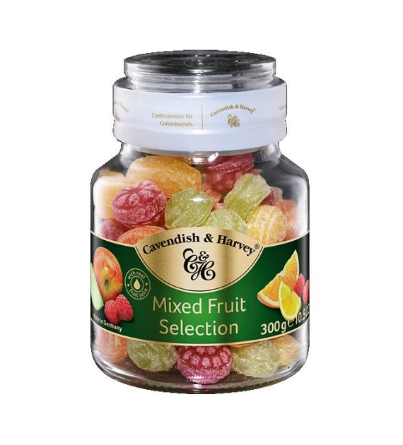 C&H Mixed Fruit Selection Dropsy Słoik 300g
