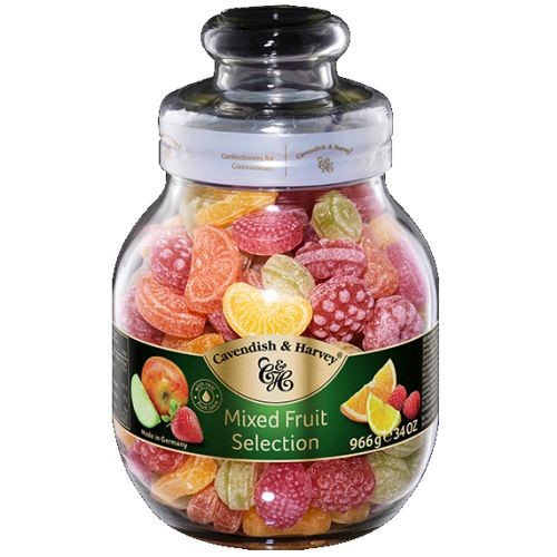 C&H Mixed Fruit Selection Dropsy Słoik 966g