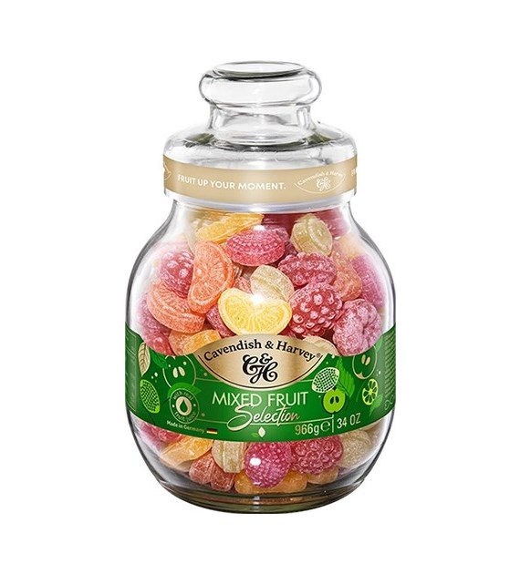 C&H Mixed Fruit Selection Dropsy Słoik 966g