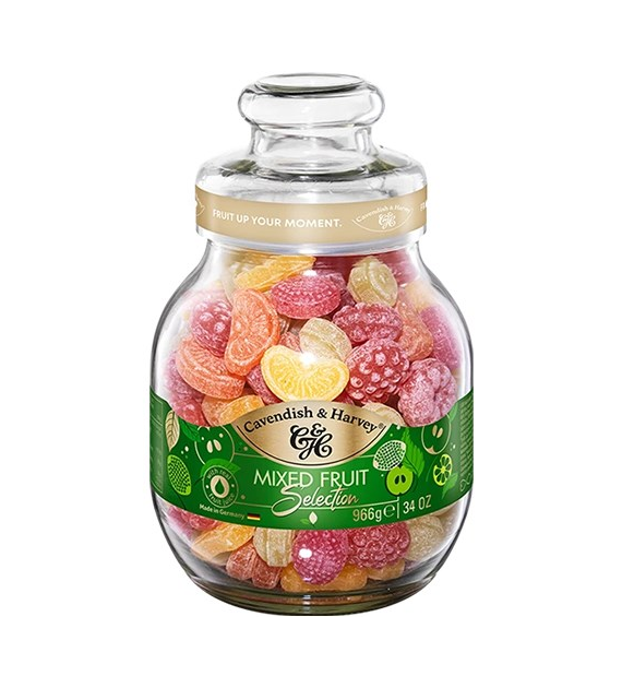 C&H Mixed Fruit Selection Dropsy Słoik 966g