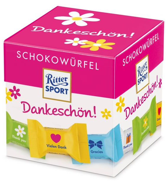 Ritter Sport Schokowurfel Dankeschon 22szt 176g