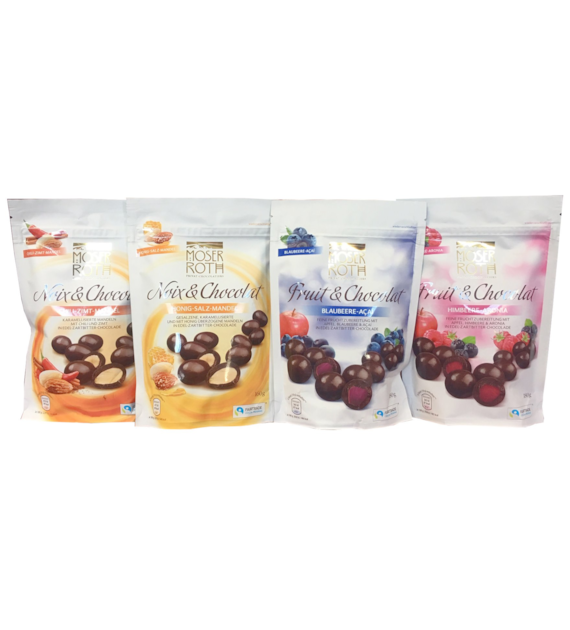 Moser Roth Fruit / Noix & Chocolat 180g/160g