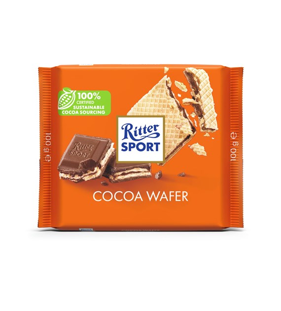 Ritter Sport Cocoa Waffer Czekolada 100g