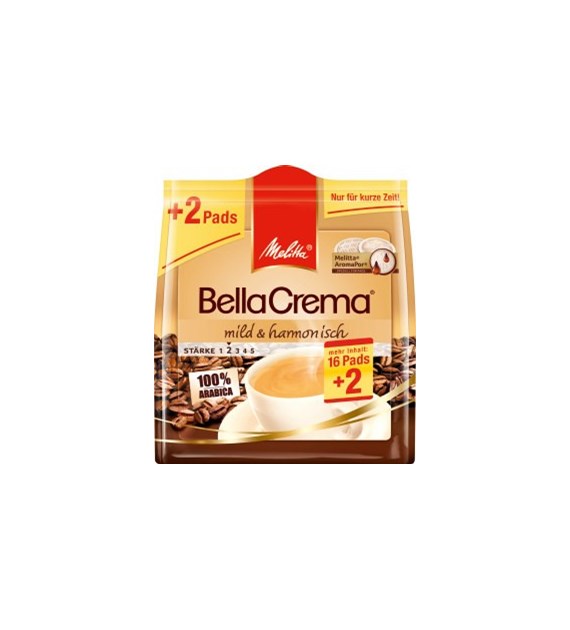 Melitta Bella Crema Mild Harmonisch Pads 18szt120g