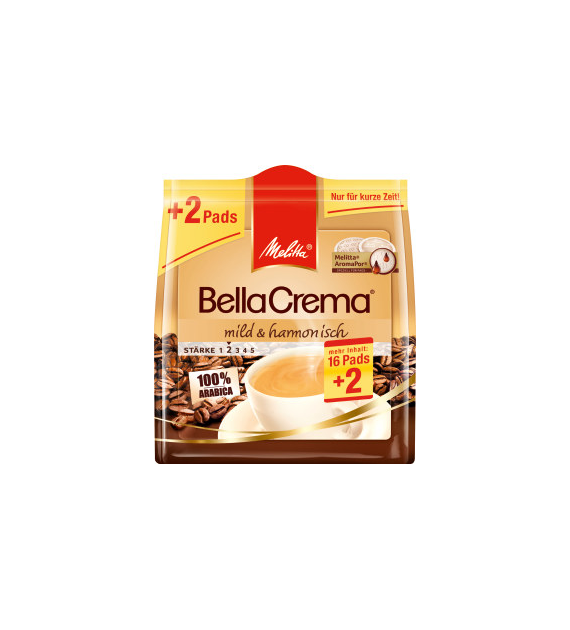 Melitta Bella Crema Mild Harmonisch Pads 18szt120g
