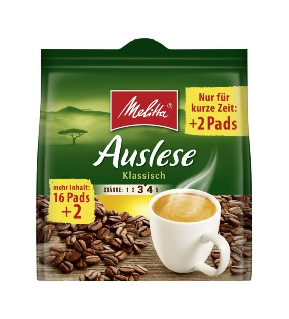 Melitta Auslese Klassisch Pads 18szt 126g