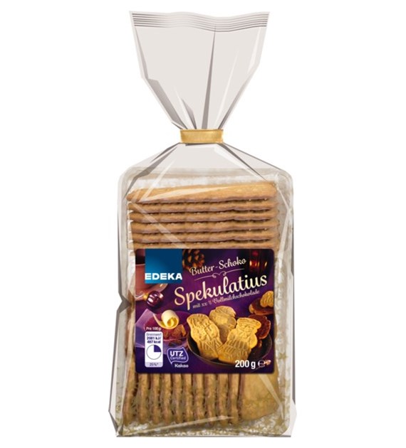 Edeka Milch Schoko Spekulatius Ciastka 200g