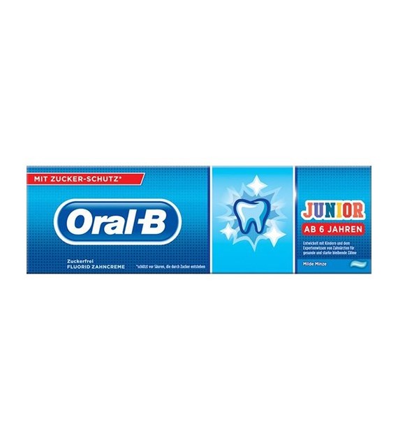 Oral-B Junior 6+ Milde Minze Pasta 75ml