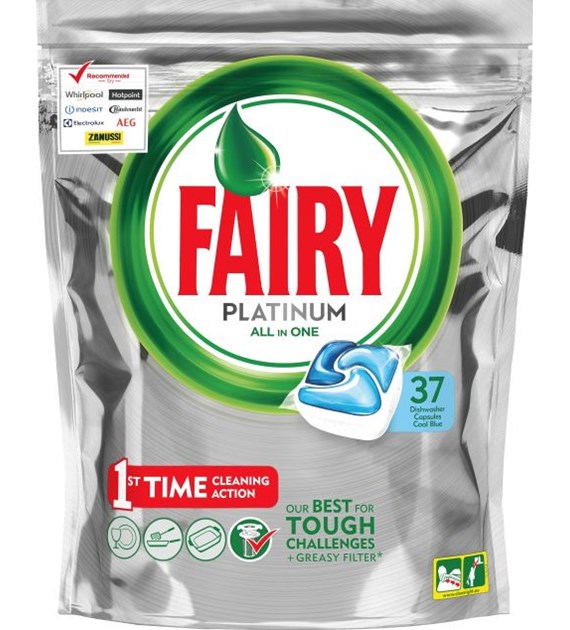 Fairy Platinum All in One Cool Blue 37szt 551g