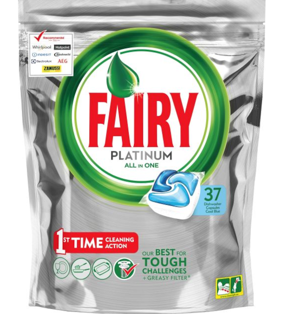 Fairy Platinum All in One Cool Blue 37szt 551g