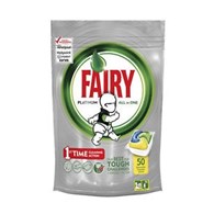 Fairy Platinum All in One Lemon Tabs 50szt 745g