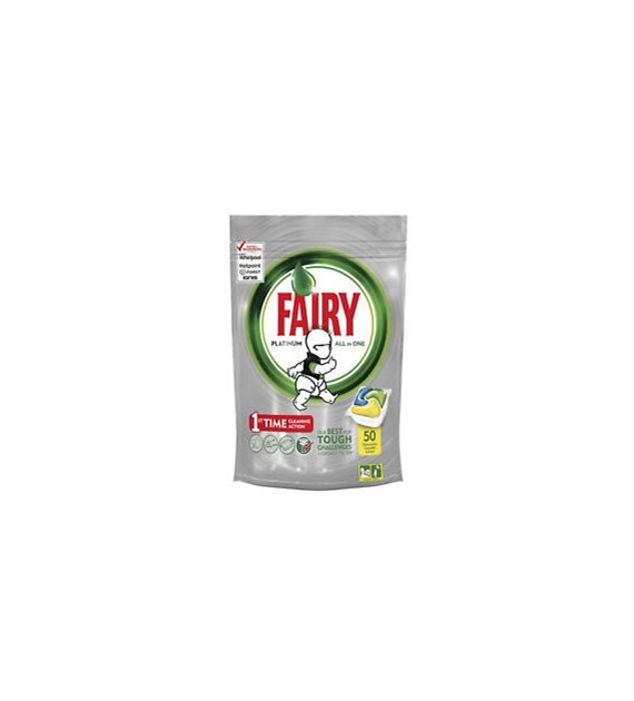 Fairy Platinum All in One Lemon Tabs 50szt 745g