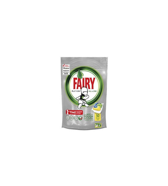 Fairy Platinum All in One Lemon Tabs 50szt 745g