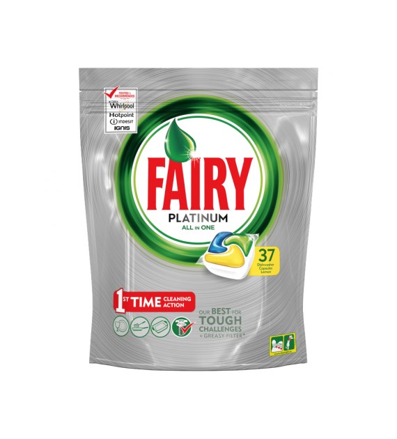 Fairy Platinum All in One Lemon Tabs 37szt 551g