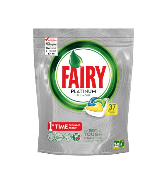 Fairy Platinum All in One Lemon Tabs 37szt 551g