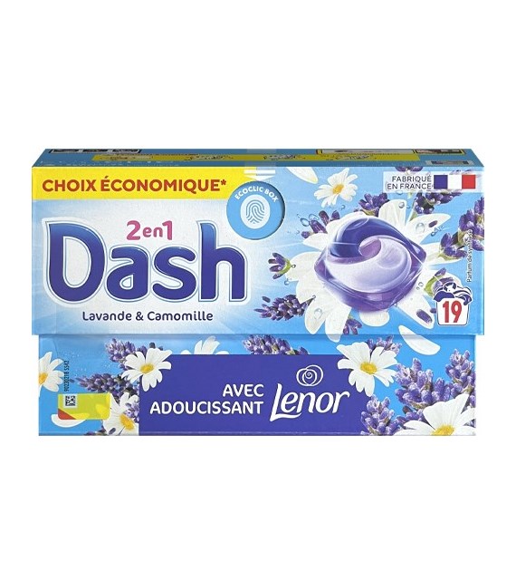 Dash 2in1 Lenor Lavande Camomille Caps 19p 381g