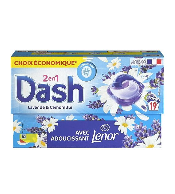 Dash 2in1 Lenor Lavande Camomille Caps 19p 381g