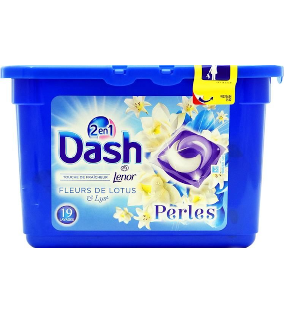 Dash 2in1 Lenor Lotus & Lys Caps 19p 501g