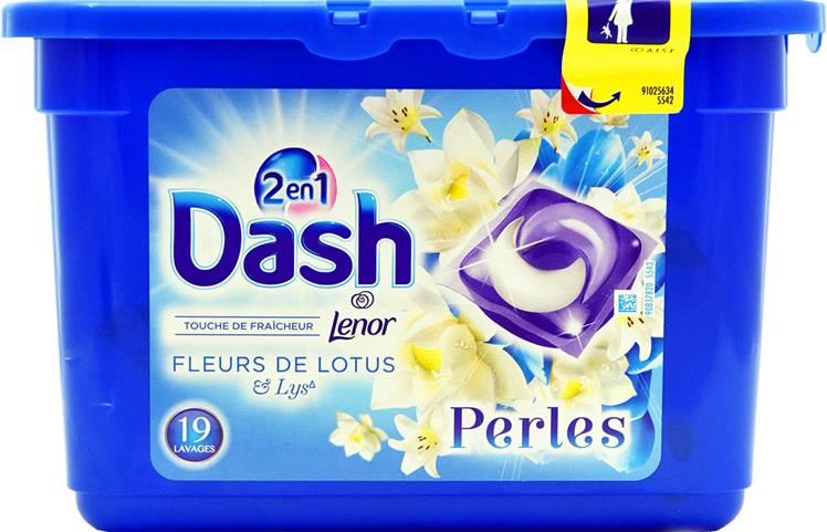 Dash 2in1 Lenor Lotus & Lys Caps 19p 501g