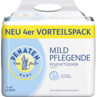Penaten Mild Pflegende Chusteczki 4x56szt 224szt