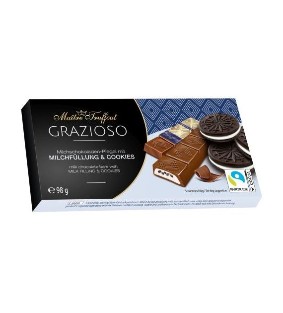 Maitre Grazioso Milk & Cookies Czekoladki 98g