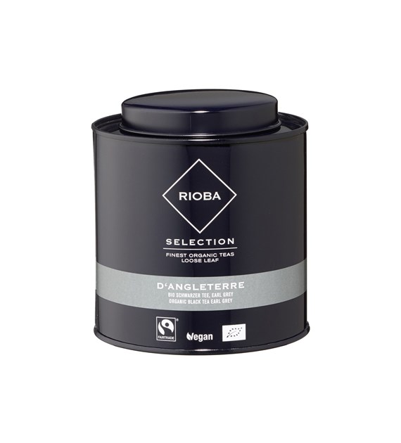 Rioba d'Angleterre Black Earl Gray Liściast P 140g