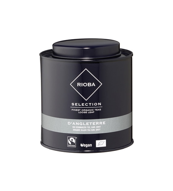 Rioba d'Angleterre Black Earl Gray Liściast P 140g