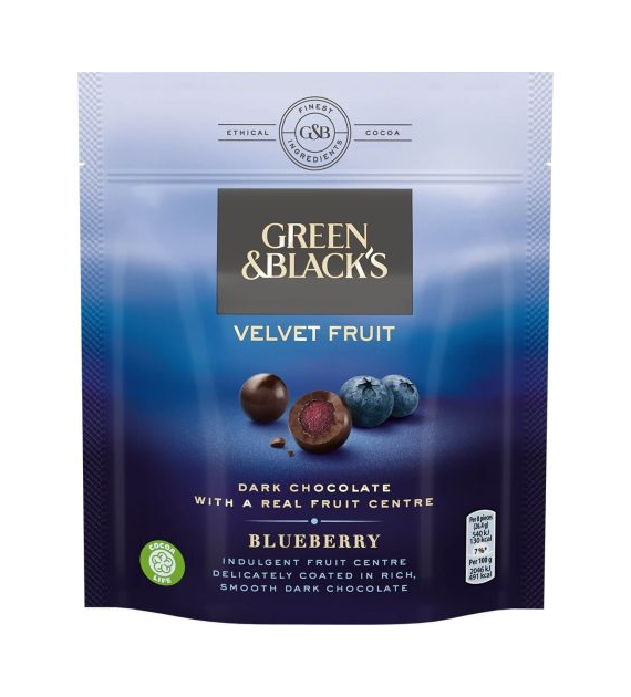 Green&Black's Velvet Fruit Blueberry 120g