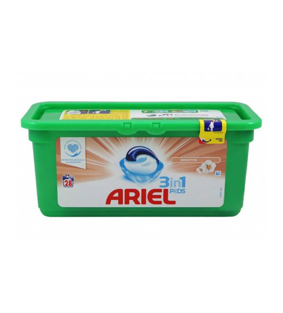 Ariel 3in1 Pods Sensitive Caps 28p 744g