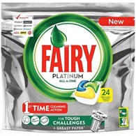 Fairy Platinum All in One Lemon 24szt 358g
