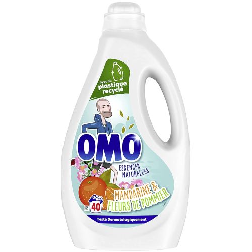 OMO Mandarine & Fleurs de Pommier Gel 40p 2L