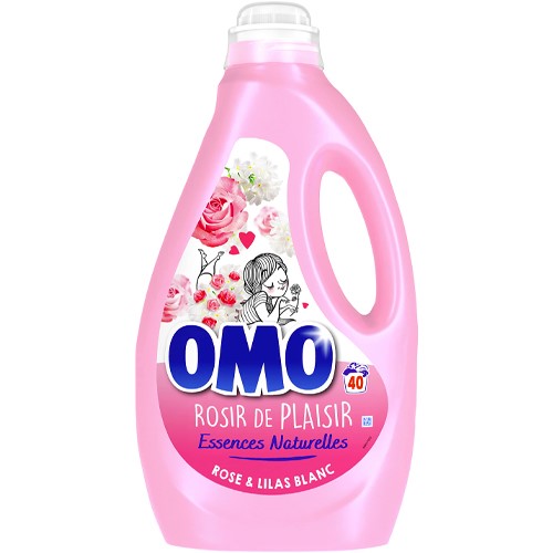 OMO Rosir de Plaisir Rose & Lilas Blanc Gel 40p 2L