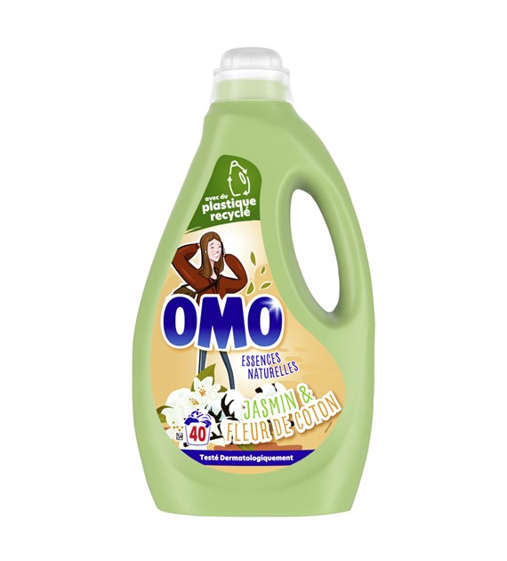 OMO Jasmin Fleur de Coton Gel 40p 2L