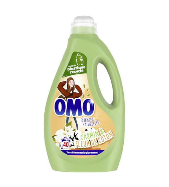 OMO Jasmin Fleur de Coton Gel 40p 2L