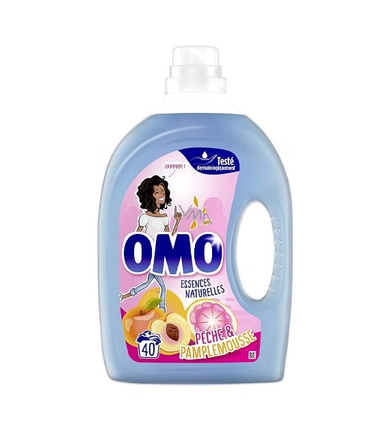 OMO Peche & Pamplemousse Gel 40p 2L