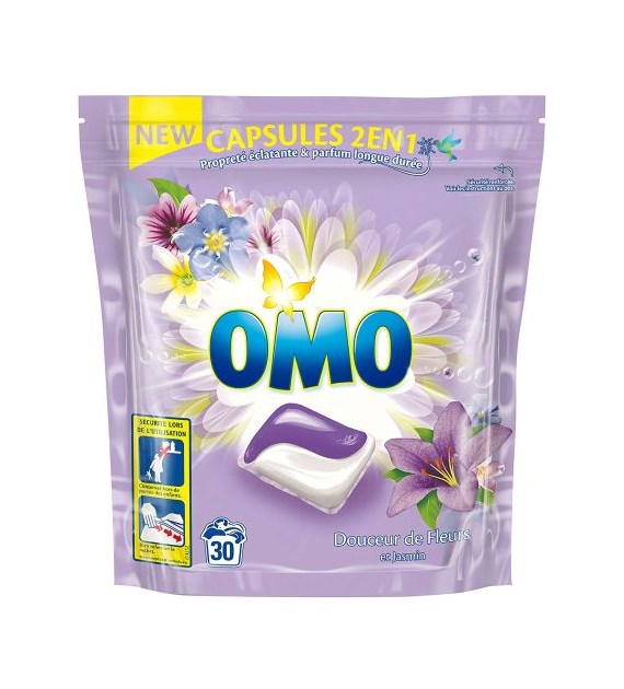 OMO Douceur de Fleurs et Jasmin Caps 30p 723g