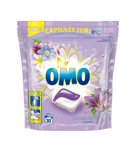 OMO Douceur de Fleurs et Jasmin Caps 30p 723g