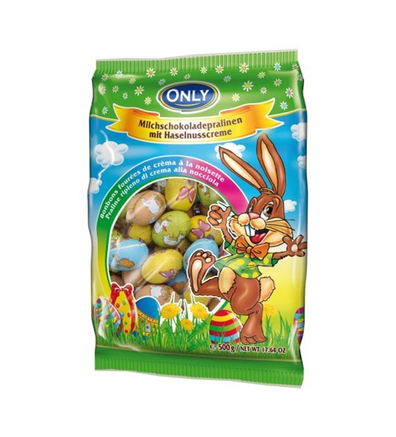 Only Milk Chocolate Eggs Hazelnut Cream Duże 500g